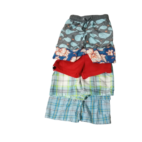 Bundle lot of 5 pairs baby short bottom toddler boy size 18 months - Picture 3 of 3